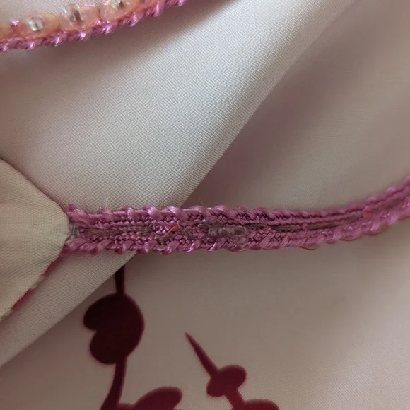 Nanette Lepore Petites Asian Floral Print Pink Silk Dress - Picture 11 of 11